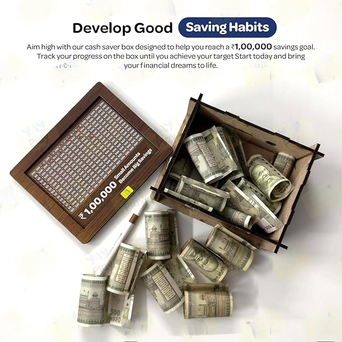 Money Saving Box - 1,00,000 Rupees Money Saving BOX