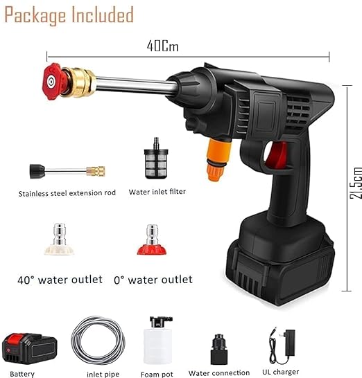 Wireless High Pressure Washer with 48V Rechargeable Electric